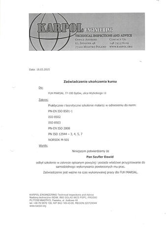 Certyfikat 9 
